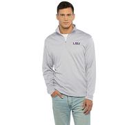 Vantage Apparel Herren Standard Collegiate Micro Mesh Performance Grey 1/4 Zip Pullover