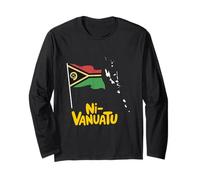 Vanuatu Flagge NI-Vanuatu Island People Culture Pride Langarmshirt