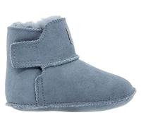 Vanuba KIKO weiche hausschuhe kinder aus Leder - warme krabbelschuhe baby für Kleinkinder - flexible kinder hausschuhe, Größe: 20, Farbe: Grau