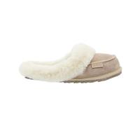 Vanuba Najdi II Handmade Damen Hausschuhe, Naturleder, 100% Schafwolle, Warme und Bequeme Hausschuhe 40 EU Leder Beige/Weiß