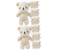 VANZACK 30 Stck. Teiliges Mini Plüschbär Schlüsselanhänger Weiche Kleine Bären Deko für Taschen Rucksack Schlüsselbund Niedliche Stofftier Anhänger für Partygeschenke und Kindergeburtstag