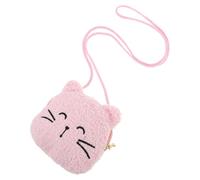 VANZACK Plüsch Umhängetasche Für Mädchen Kawaii Katzen-münzbörse Kleine Geldbörse Aus Plüsch Süße Crossbody Tasche Für Kleinkinder Vielseitige Tragetasche