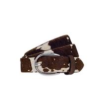 Vanzetti - 30 mm Ledergürtel dunkelbraun-weiß - Gr. - 80