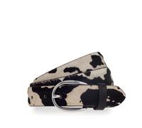 Vanzetti - 30 mm Ledergürtel schwarz-weiß | 2026-09nos 23.02.2026-02. - Gr. - 100