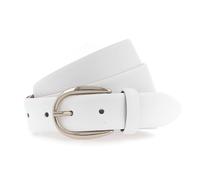Vanzetti 30mm Leather Belt W90 White - kürzbar
