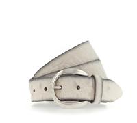 Vanzetti Genuine Beauty 35mm Velour Leather Belt W80 Dark Vanilla 