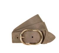 Vanzetti - 35 mm Veloursgürtel taupe - Gr. - 110