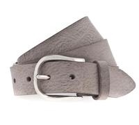 Vanzetti Genuine Beauty 35mm Full Leather Belt W105 Mouse Gray