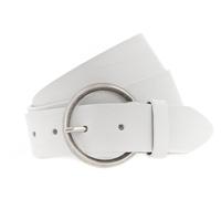 Vanzetti 35mm Full Leather Belt W110 White