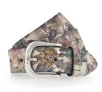 Vanzetti Animal Scouting 35mm Leather Belt W85 Gold Metallic / Multicolor