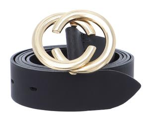 Vanzetti Chain Reaction 30mm Leather Belt W100 Black