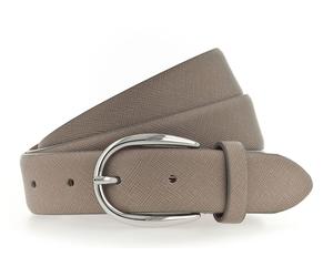 Vanzetti Classics 30mm Cambered Leather Belt W100 Taupe