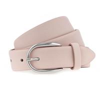 Vanzetti Classics 30mm Cambered Leather Belt W85 Pale Rose