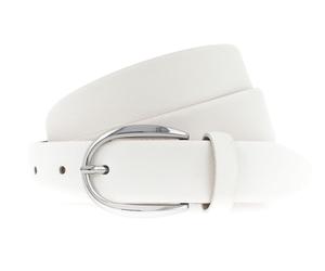 Vanzetti Classics 30mm Cambered Leather Belt W90 White