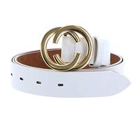 Vanzetti Chain Reaction 30mm Leather Belt W80 White