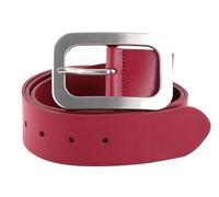Vanzetti Damen Leder Gürtel Damengürtel rot 40 mm Ledergürtel (105 cm)
