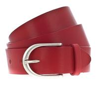 Vanzetti Damen Leder Gürtel Damengürtel Vollrindleder rot 35 mm