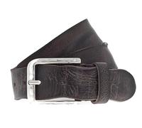 Vanzetti Damengürtel Vintage, Breite 4 cm, Dunkelbraun, 80 cm