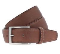 Vanzetti Dresscode: Business 35mm Cambered Full Leather Belt W105 Cognac - kürzbar