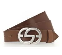 Vanzetti Full Leather Buckel Belt W80 Mid Brown