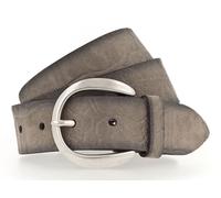Vanzetti Genuine Beauty 35mm Velour Leather Belt W75 Taupe