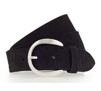 Vanzetti Genuine Beauty 35mm Velour Leather Belt W85 Black