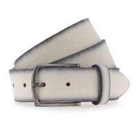 Vanzetti Gürtel Leder 115 cm grau