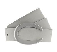 Vanzetti 33mm Leather Belt W80 Light Grey