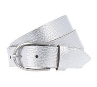 Vanzetti Gürtel Leder 80 cm silberfarben