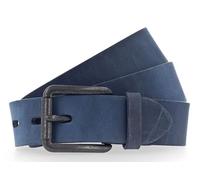 Vanzetti Gürtel Leder Belt Ledergürtel Vollrindleder gewachst kürzbar 40mm (105, Blau)