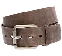 Vanzetti Gürtel, Unisex Ledergürtel, gewachst, 45 mm breit, braun, 110 cm
