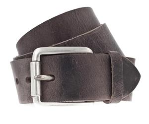 Vanzetti Gürtel, Unisex Ledergürtel, gewachst, 45 mm breit, braun, 115 cm