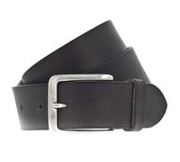 Vanzetti Herren Leder Gürtel Belt Ledergürtel Vollrindleder dunkelgrau 40 mm kürzbar Herrengürtel