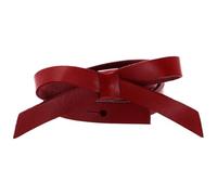 Vanzetti Leder Gürtel 15mm Belt W65 Red rot
