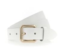 Vanzetti Leder Gürtel 30mm Leather Belt W90 White weiß