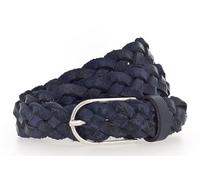 Vanzetti Leder Gürtel Braided Women's Belt W95 Navy dunkelblau