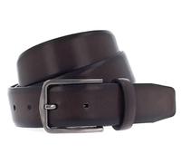 Vanzetti Leder Gürtel Classics 35mm Cambered Belt W120 Dark Brown braun kürzbar