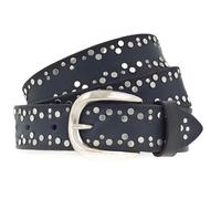 Vanzetti Leder Gürtel Denim Love 30mm Full Leather Belt W95 Marine blau