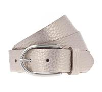 Vanzetti Leder Gürtel Glitter Radiance 30mm Metallic Belt W110 Platinumgold Metallic beige