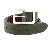 Vanzetti Leder Gürtel Neon Booster 35mm Full Leather Belt W110 Olive tannengrün