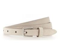 Vanzetti Leder Gürtel Taillengürtel Slim Velours Belt W70 Cream creme