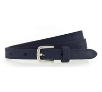 Vanzetti Leder Gürtel Taillengürtel Slim Velours Belt W95 Navy dunkelblau