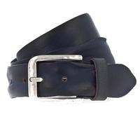 Vanzetti Denim Love 40mm Full Leather Belt W90 Marine - kürzbar