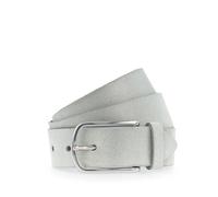 Vanzetti - Ledergürtel mit Metallic-Effekt silver - Gr. - 80