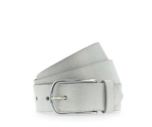 Vanzetti - Ledergürtel mit Metallic-Effekt silver - Gr. - 80