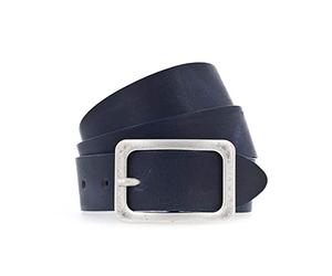 Vanzetti Neon Booster 35mm Full Leather Belt W85 Nightblue