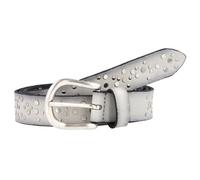 Vanzetti Nietengürtel Leder 75 cm grau