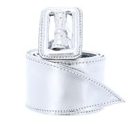 Vanzetti Sun Kissed 50mm Full Leather Belt W100 Silver Metallic