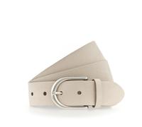 Vanzetti - * Velours-Damengürtel in 35 mm * schlichte Dornschließe in glänzendem Silber * femininer und modi... creme | 2025-48nos 24.11...., 85