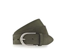 Vanzetti - * Velours-Damengürtel in 35 mm * schlichte Dornschließe in glänzendem Silber * femininer und modi... grün | 2026-10nos 02.03.2..., 90